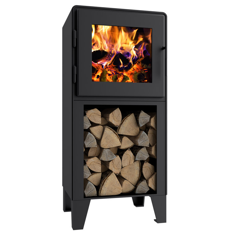 MF Fire Nova 1500 sq. ft. Direct Vent Wood Stove Wayfair